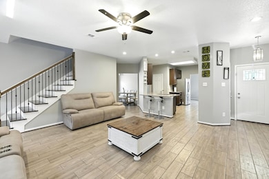 Spacious and welcoming, this open-concept family r