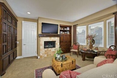 Master suite complete with fireplace and custom bu