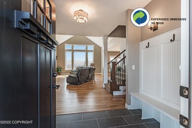 Bluff View Wasilla Home for sale on Barn