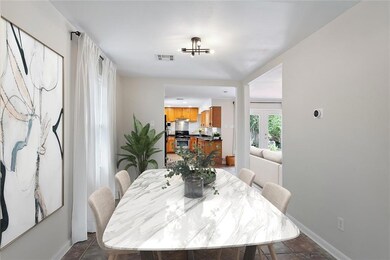 Virtually staged Dining - Open Plan