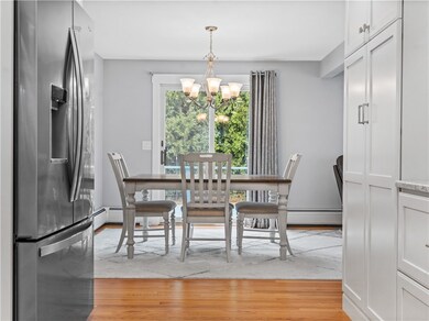 Sun filled dining area open to family room
