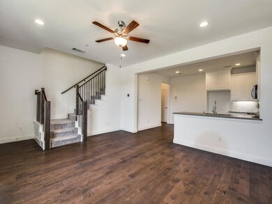 Stylish accents like open railings can be found in