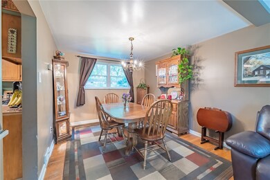 The dining room is a perfect spot for family meals