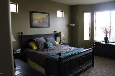 Master bedroom w/ Bay window