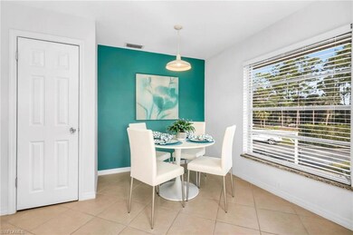 Bright eat-in kitchen.