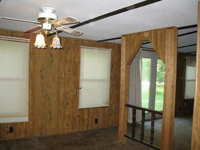 This view is from the kitchen looking into the formal dinning room and part of the living room.