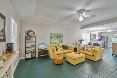 Freshly painted, bright open space.