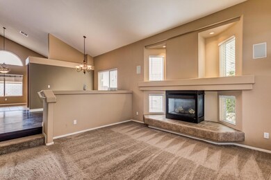 Formal Living with Gas Fireplace
