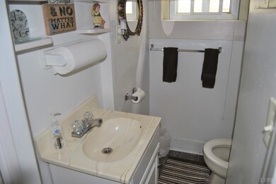 Main level half bath