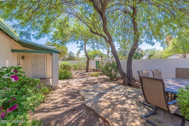 Front yard patio.
