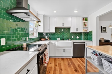 Updated kitchen! Quartz counters + apron sink