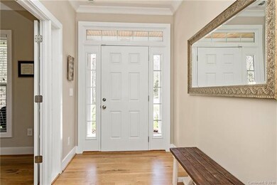 Lovely wide plank wood flooring throughout main li