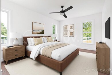 Virtually Staged Bedroom