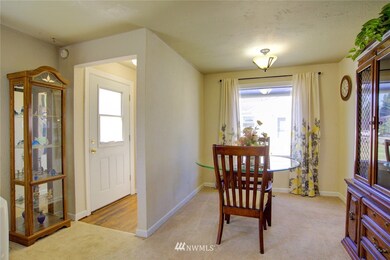 Entry and dining room