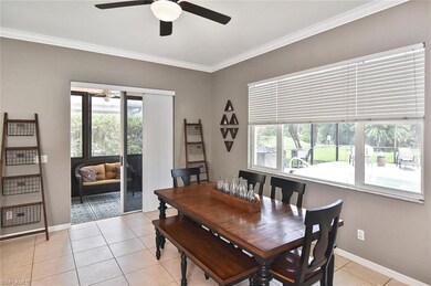 Dining area leading out to the lanai