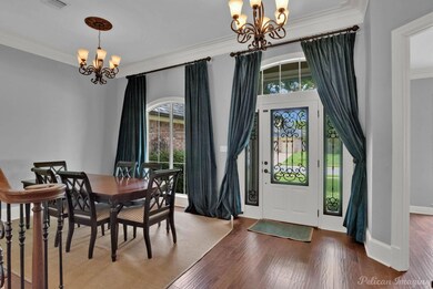 Dining area featuring hardwood / wood-style floors