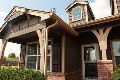 Welcoming covered porch