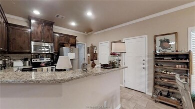 Plenty of space for bar stool for extra seating
