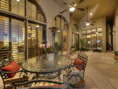 EVENING COVERED FLAGSTONE PATIO