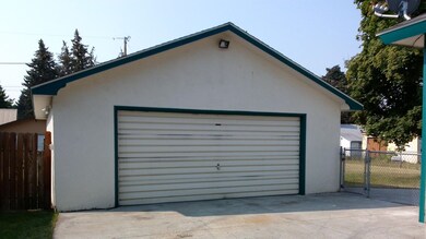 Front of garage