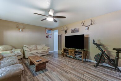 Living room with LVP floors
