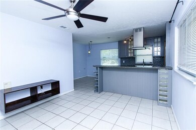 Light & Bright! Living space opens up into your FABULOUS gourmet kitchen!