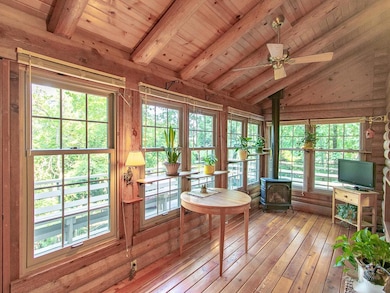 Enjoy the solitude of this property in the bright 