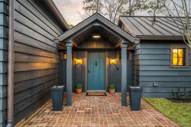 Authentic charming front door and entrance, crafte