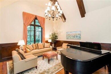 Marvelous Living Room impresses with a lofted, bea
