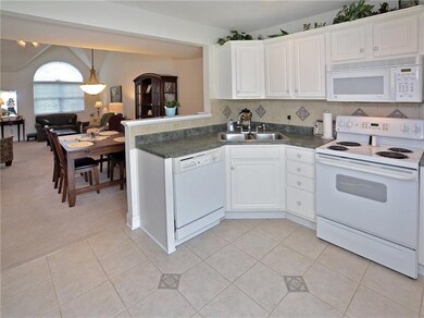 Open Concept Living Space.  The Beautiful White Ki