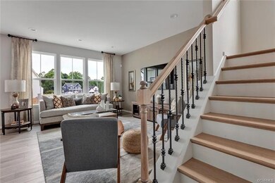 HOME IS NOT BUILT - Photo is of a decorated home f