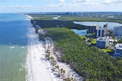 Bird's eye view of expansive beach