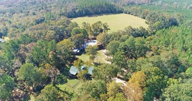 Aerial view of home