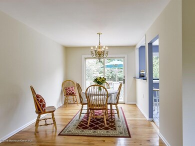Dining room with deck access