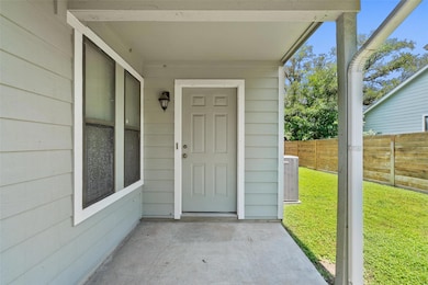 Entrance to property with cooling unit