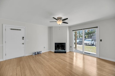 Living room w/ fireplace