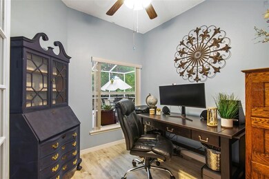 Office/Den with double doors