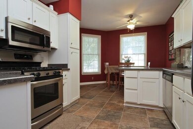 The home features 9ft ceilings.
