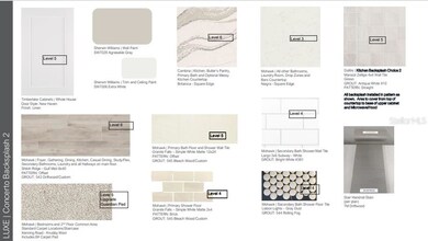 Design selections. This home is currently under co