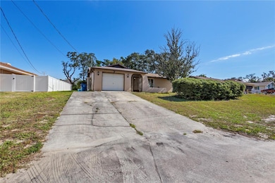Front showing inclined driveway