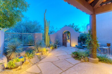 Gated Front Courtyard