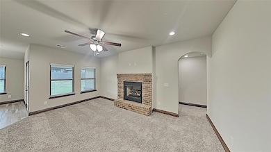 Unfurnished living room with plenty of natural lig