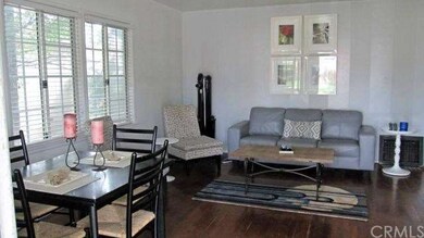 Opens to dining area