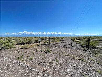Gated entrance with electric poles