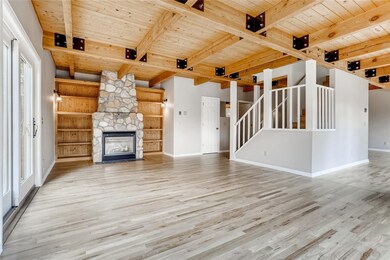 Gas Fireplace and Cozy Living Area