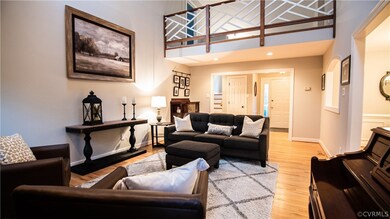 Family Room with Loft overlooking