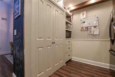 Kitchen w/ bead board & large pantry