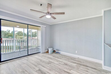 Unfurnished room with crown molding, ceiling fan, 