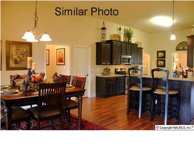 Similiar,Very large kitchen with 42' full overlay stacked cabinets, that have soft close hinges, dovetail soft close drawers, SS Kitchen Aid gas cooktop,Oven and microwave are built into the wall, Granite countertops all standard features