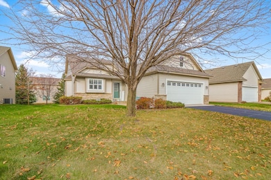 2 car garage door hides a BIG 660sqft! There is a turned third stall worth of space.